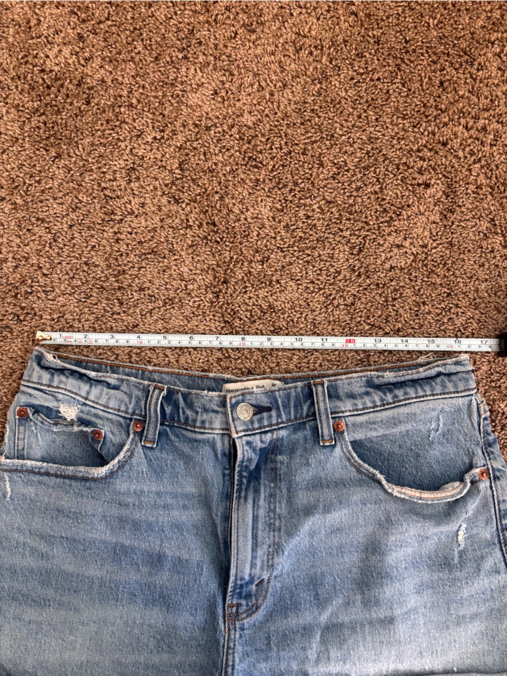 Abercrombie & Fitch The Mom Short High Rise Curve Love - Picture 6 of 8